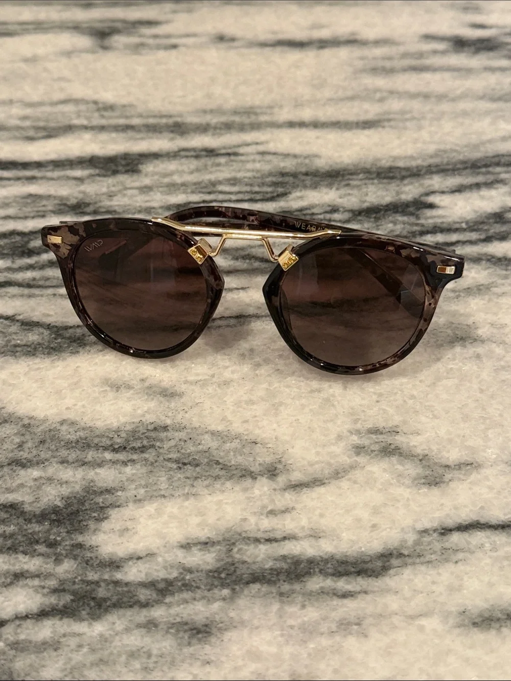 WMP Skylar Gold Bridge Sunglasses